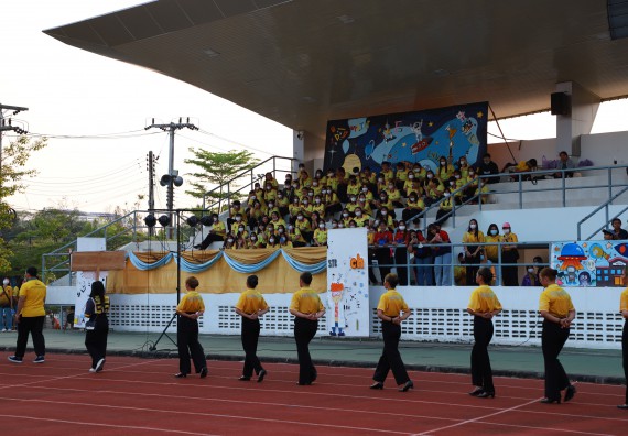 ภาพกิจกรรม  สโมสรนักศึกษา คณะวิทยาศาสตร์และเทคโนโลยี เข้าร่วมกีฬาระหว่างคณะ ปลาบึกเกมส์ ครั้งที่ 20