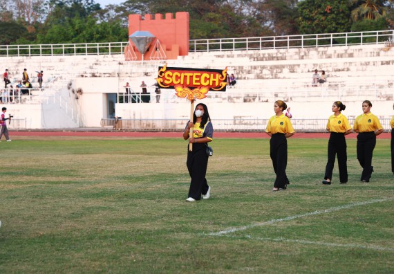 ภาพกิจกรรม  สโมสรนักศึกษา คณะวิทยาศาสตร์และเทคโนโลยี เข้าร่วมกีฬาระหว่างคณะ ปลาบึกเกมส์ ครั้งที่ 20
