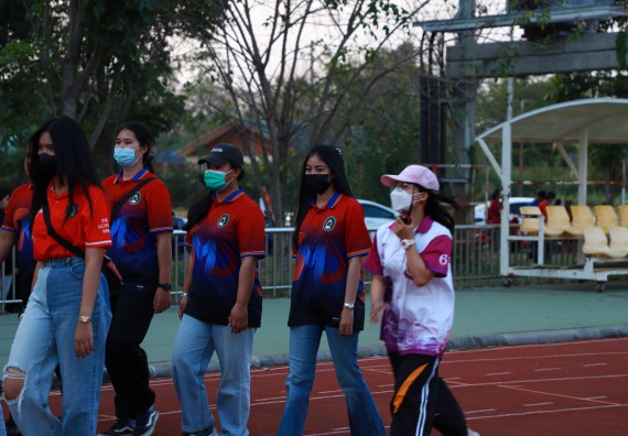 ภาพกิจกรรม  สโมสรนักศึกษา คณะวิทยาศาสตร์และเทคโนโลยี เข้าร่วมกีฬาระหว่างคณะ ปลาบึกเกมส์ ครั้งที่ 20