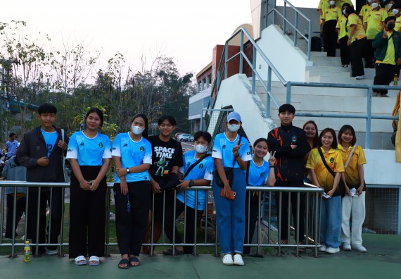 ภาพกิจกรรม  สโมสรนักศึกษา คณะวิทยาศาสตร์และเทคโนโลยี เข้าร่วมกีฬาระหว่างคณะ ปลาบึกเกมส์ ครั้งที่ 20