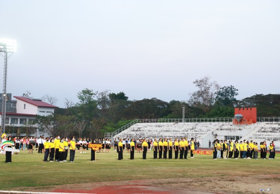 ภาพกิจกรรม  สโมสรนักศึกษา คณะวิทยาศาสตร์และเทคโนโลยี เข้าร่วมกีฬาระหว่างคณะ ปลาบึกเกมส์ ครั้งที่ 20