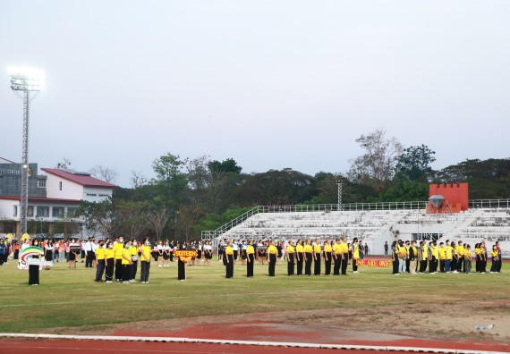 ภาพกิจกรรม  สโมสรนักศึกษา คณะวิทยาศาสตร์และเทคโนโลยี เข้าร่วมกีฬาระหว่างคณะ ปลาบึกเกมส์ ครั้งที่ 20