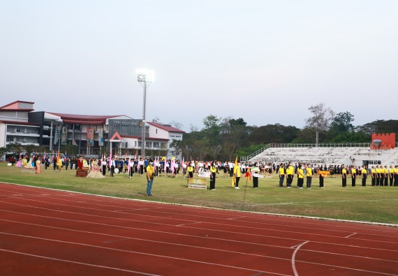 ภาพกิจกรรม  สโมสรนักศึกษา คณะวิทยาศาสตร์และเทคโนโลยี เข้าร่วมกีฬาระหว่างคณะ ปลาบึกเกมส์ ครั้งที่ 20