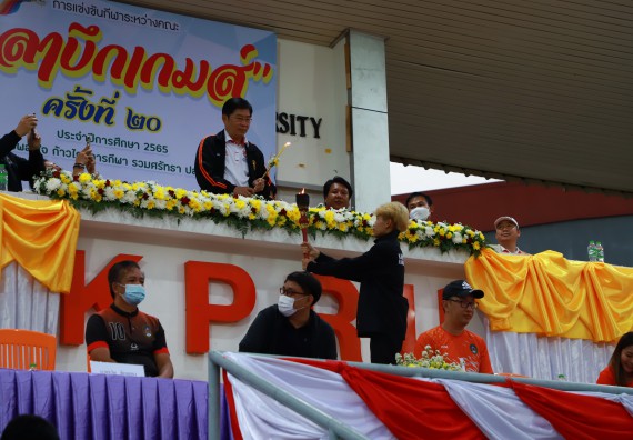 ภาพกิจกรรม  สโมสรนักศึกษา คณะวิทยาศาสตร์และเทคโนโลยี เข้าร่วมกีฬาระหว่างคณะ ปลาบึกเกมส์ ครั้งที่ 20