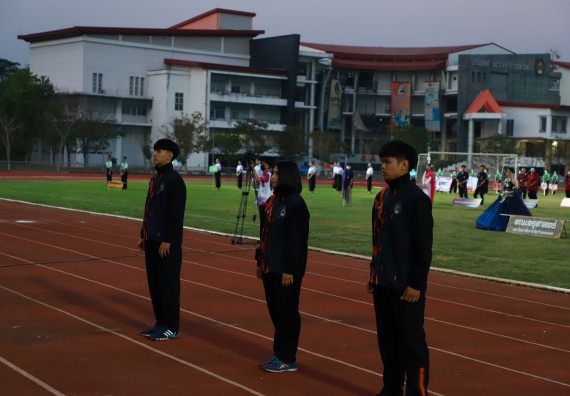 ภาพกิจกรรม  สโมสรนักศึกษา คณะวิทยาศาสตร์และเทคโนโลยี เข้าร่วมกีฬาระหว่างคณะ ปลาบึกเกมส์ ครั้งที่ 20