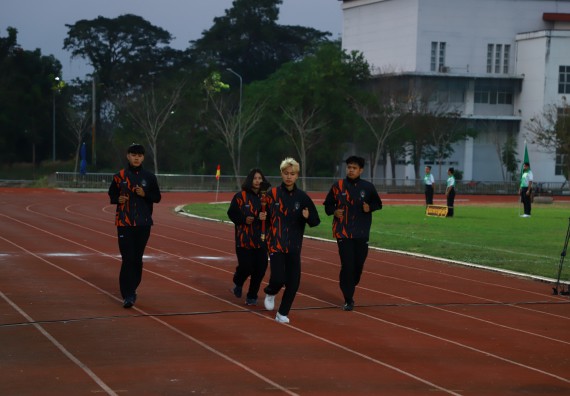 ภาพกิจกรรม  สโมสรนักศึกษา คณะวิทยาศาสตร์และเทคโนโลยี เข้าร่วมกีฬาระหว่างคณะ ปลาบึกเกมส์ ครั้งที่ 20