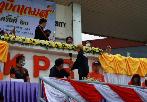 ภาพกิจกรรม  สโมสรนักศึกษา คณะวิทยาศาสตร์และเทคโนโลยี เข้าร่วมกีฬาระหว่างคณะ ปลาบึกเกมส์ ครั้งที่ 20