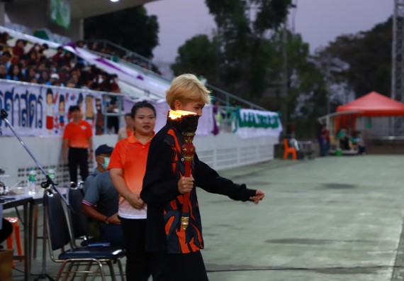 ภาพกิจกรรม  สโมสรนักศึกษา คณะวิทยาศาสตร์และเทคโนโลยี เข้าร่วมกีฬาระหว่างคณะ ปลาบึกเกมส์ ครั้งที่ 20