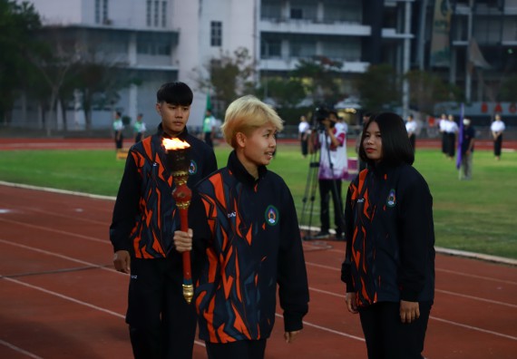 ภาพกิจกรรม  สโมสรนักศึกษา คณะวิทยาศาสตร์และเทคโนโลยี เข้าร่วมกีฬาระหว่างคณะ ปลาบึกเกมส์ ครั้งที่ 20