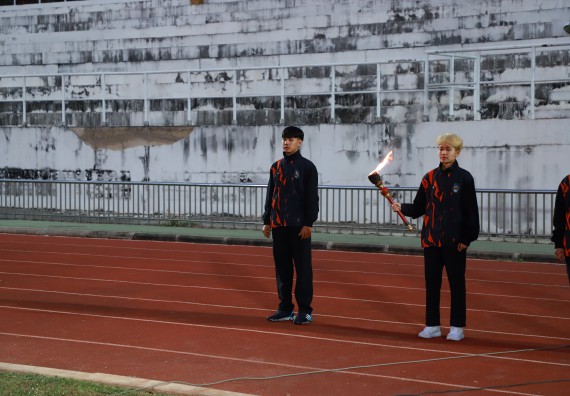 ภาพกิจกรรม  สโมสรนักศึกษา คณะวิทยาศาสตร์และเทคโนโลยี เข้าร่วมกีฬาระหว่างคณะ ปลาบึกเกมส์ ครั้งที่ 20