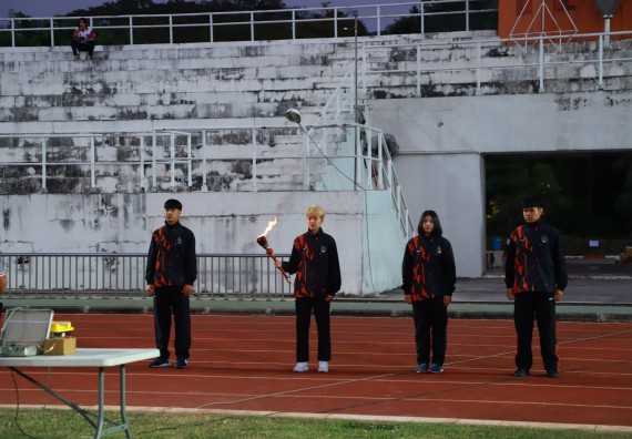 ภาพกิจกรรม  สโมสรนักศึกษา คณะวิทยาศาสตร์และเทคโนโลยี เข้าร่วมกีฬาระหว่างคณะ ปลาบึกเกมส์ ครั้งที่ 20