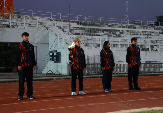 ภาพกิจกรรม  สโมสรนักศึกษา คณะวิทยาศาสตร์และเทคโนโลยี เข้าร่วมกีฬาระหว่างคณะ ปลาบึกเกมส์ ครั้งที่ 20