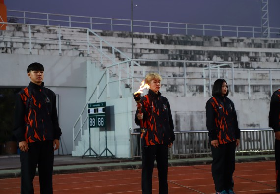 ภาพกิจกรรม  สโมสรนักศึกษา คณะวิทยาศาสตร์และเทคโนโลยี เข้าร่วมกีฬาระหว่างคณะ ปลาบึกเกมส์ ครั้งที่ 20
