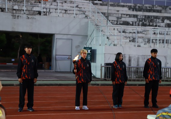 ภาพกิจกรรม  สโมสรนักศึกษา คณะวิทยาศาสตร์และเทคโนโลยี เข้าร่วมกีฬาระหว่างคณะ ปลาบึกเกมส์ ครั้งที่ 20