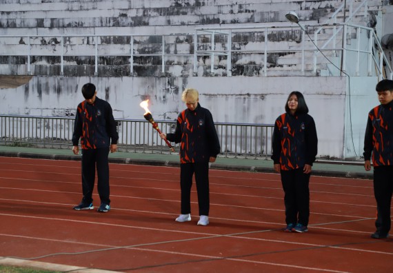 ภาพกิจกรรม  สโมสรนักศึกษา คณะวิทยาศาสตร์และเทคโนโลยี เข้าร่วมกีฬาระหว่างคณะ ปลาบึกเกมส์ ครั้งที่ 20