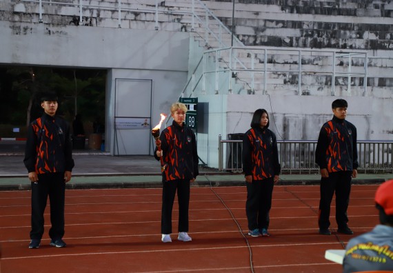 ภาพกิจกรรม  สโมสรนักศึกษา คณะวิทยาศาสตร์และเทคโนโลยี เข้าร่วมกีฬาระหว่างคณะ ปลาบึกเกมส์ ครั้งที่ 20