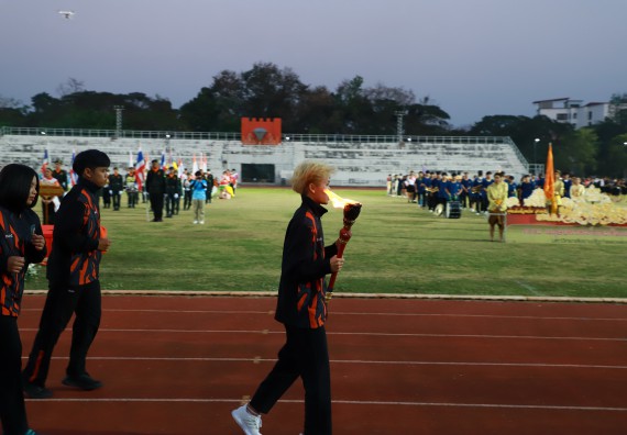 ภาพกิจกรรม  สโมสรนักศึกษา คณะวิทยาศาสตร์และเทคโนโลยี เข้าร่วมกีฬาระหว่างคณะ ปลาบึกเกมส์ ครั้งที่ 20