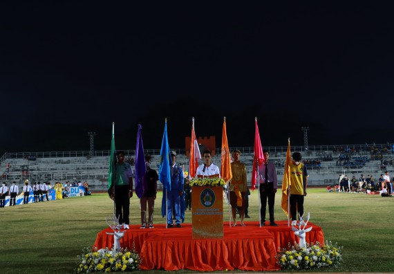 ภาพกิจกรรม  สโมสรนักศึกษา คณะวิทยาศาสตร์และเทคโนโลยี เข้าร่วมกีฬาระหว่างคณะ ปลาบึกเกมส์ ครั้งที่ 20