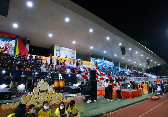 ภาพกิจกรรม  สโมสรนักศึกษา คณะวิทยาศาสตร์และเทคโนโลยี เข้าร่วมกีฬาระหว่างคณะ ปลาบึกเกมส์ ครั้งที่ 20