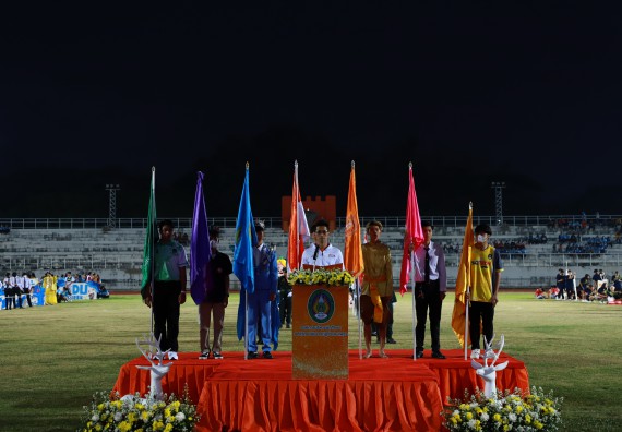 ภาพกิจกรรม  สโมสรนักศึกษา คณะวิทยาศาสตร์และเทคโนโลยี เข้าร่วมกีฬาระหว่างคณะ ปลาบึกเกมส์ ครั้งที่ 20