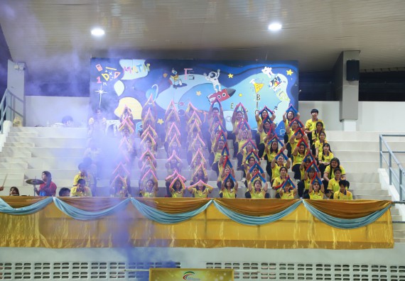 ภาพกิจกรรม  สโมสรนักศึกษา คณะวิทยาศาสตร์และเทคโนโลยี เข้าร่วมกีฬาระหว่างคณะ ปลาบึกเกมส์ ครั้งที่ 20