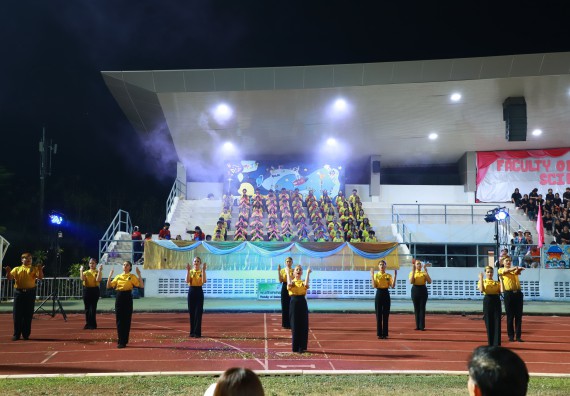 ภาพกิจกรรม  สโมสรนักศึกษา คณะวิทยาศาสตร์และเทคโนโลยี เข้าร่วมกีฬาระหว่างคณะ ปลาบึกเกมส์ ครั้งที่ 20