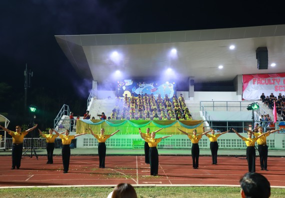 ภาพกิจกรรม  สโมสรนักศึกษา คณะวิทยาศาสตร์และเทคโนโลยี เข้าร่วมกีฬาระหว่างคณะ ปลาบึกเกมส์ ครั้งที่ 20