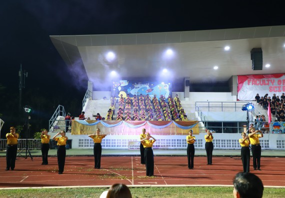 ภาพกิจกรรม  สโมสรนักศึกษา คณะวิทยาศาสตร์และเทคโนโลยี เข้าร่วมกีฬาระหว่างคณะ ปลาบึกเกมส์ ครั้งที่ 20
