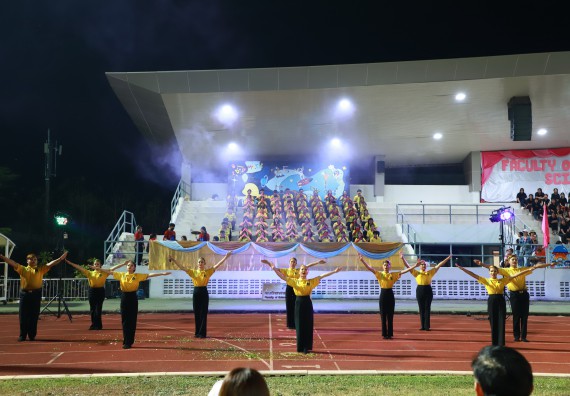 ภาพกิจกรรม  สโมสรนักศึกษา คณะวิทยาศาสตร์และเทคโนโลยี เข้าร่วมกีฬาระหว่างคณะ ปลาบึกเกมส์ ครั้งที่ 20