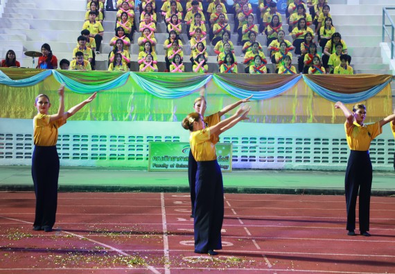 ภาพกิจกรรม  สโมสรนักศึกษา คณะวิทยาศาสตร์และเทคโนโลยี เข้าร่วมกีฬาระหว่างคณะ ปลาบึกเกมส์ ครั้งที่ 20