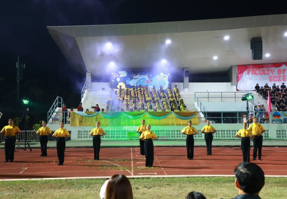 ภาพกิจกรรม  สโมสรนักศึกษา คณะวิทยาศาสตร์และเทคโนโลยี เข้าร่วมกีฬาระหว่างคณะ ปลาบึกเกมส์ ครั้งที่ 20
