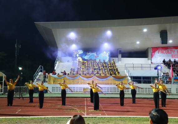 ภาพกิจกรรม  สโมสรนักศึกษา คณะวิทยาศาสตร์และเทคโนโลยี เข้าร่วมกีฬาระหว่างคณะ ปลาบึกเกมส์ ครั้งที่ 20