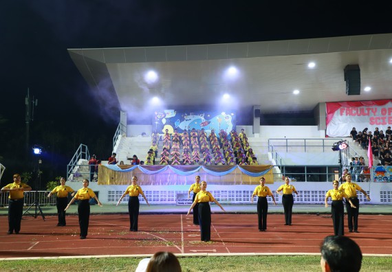 ภาพกิจกรรม  สโมสรนักศึกษา คณะวิทยาศาสตร์และเทคโนโลยี เข้าร่วมกีฬาระหว่างคณะ ปลาบึกเกมส์ ครั้งที่ 20