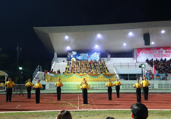 ภาพกิจกรรม  สโมสรนักศึกษา คณะวิทยาศาสตร์และเทคโนโลยี เข้าร่วมกีฬาระหว่างคณะ ปลาบึกเกมส์ ครั้งที่ 20