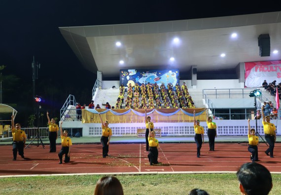 ภาพกิจกรรม  สโมสรนักศึกษา คณะวิทยาศาสตร์และเทคโนโลยี เข้าร่วมกีฬาระหว่างคณะ ปลาบึกเกมส์ ครั้งที่ 20