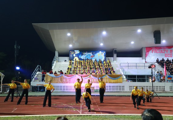 ภาพกิจกรรม  สโมสรนักศึกษา คณะวิทยาศาสตร์และเทคโนโลยี เข้าร่วมกีฬาระหว่างคณะ ปลาบึกเกมส์ ครั้งที่ 20