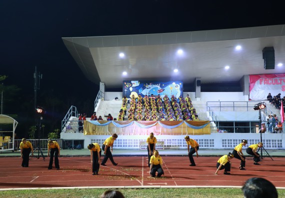 ภาพกิจกรรม  สโมสรนักศึกษา คณะวิทยาศาสตร์และเทคโนโลยี เข้าร่วมกีฬาระหว่างคณะ ปลาบึกเกมส์ ครั้งที่ 20
