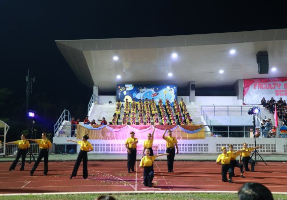 ภาพกิจกรรม  สโมสรนักศึกษา คณะวิทยาศาสตร์และเทคโนโลยี เข้าร่วมกีฬาระหว่างคณะ ปลาบึกเกมส์ ครั้งที่ 20