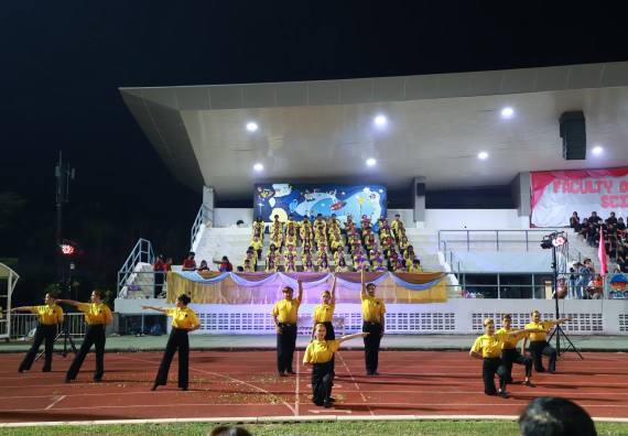 ภาพกิจกรรม  สโมสรนักศึกษา คณะวิทยาศาสตร์และเทคโนโลยี เข้าร่วมกีฬาระหว่างคณะ ปลาบึกเกมส์ ครั้งที่ 20