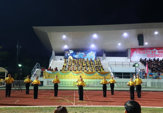 ภาพกิจกรรม  สโมสรนักศึกษา คณะวิทยาศาสตร์และเทคโนโลยี เข้าร่วมกีฬาระหว่างคณะ ปลาบึกเกมส์ ครั้งที่ 20