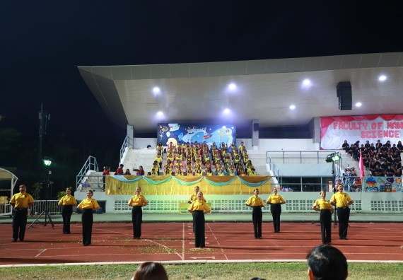 ภาพกิจกรรม  สโมสรนักศึกษา คณะวิทยาศาสตร์และเทคโนโลยี เข้าร่วมกีฬาระหว่างคณะ ปลาบึกเกมส์ ครั้งที่ 20