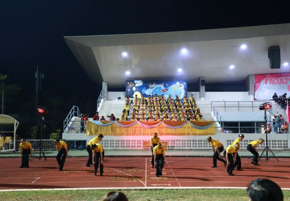 ภาพกิจกรรม  สโมสรนักศึกษา คณะวิทยาศาสตร์และเทคโนโลยี เข้าร่วมกีฬาระหว่างคณะ ปลาบึกเกมส์ ครั้งที่ 20