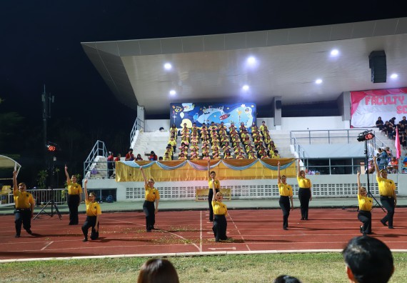 ภาพกิจกรรม  สโมสรนักศึกษา คณะวิทยาศาสตร์และเทคโนโลยี เข้าร่วมกีฬาระหว่างคณะ ปลาบึกเกมส์ ครั้งที่ 20