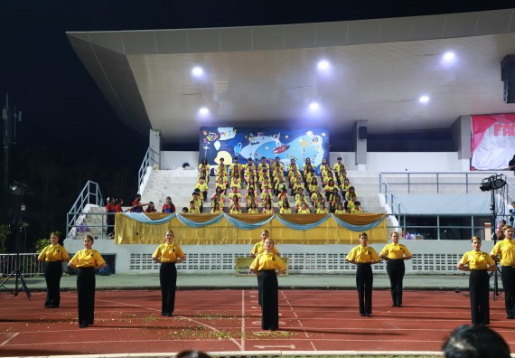 ภาพกิจกรรม  สโมสรนักศึกษา คณะวิทยาศาสตร์และเทคโนโลยี เข้าร่วมกีฬาระหว่างคณะ ปลาบึกเกมส์ ครั้งที่ 20