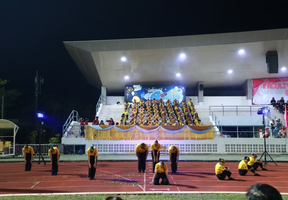 ภาพกิจกรรม  สโมสรนักศึกษา คณะวิทยาศาสตร์และเทคโนโลยี เข้าร่วมกีฬาระหว่างคณะ ปลาบึกเกมส์ ครั้งที่ 20