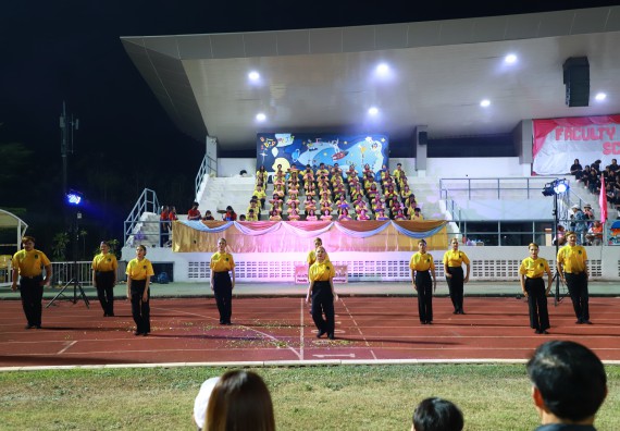 ภาพกิจกรรม  สโมสรนักศึกษา คณะวิทยาศาสตร์และเทคโนโลยี เข้าร่วมกีฬาระหว่างคณะ ปลาบึกเกมส์ ครั้งที่ 20