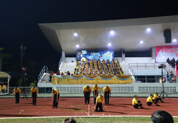 ภาพกิจกรรม  สโมสรนักศึกษา คณะวิทยาศาสตร์และเทคโนโลยี เข้าร่วมกีฬาระหว่างคณะ ปลาบึกเกมส์ ครั้งที่ 20