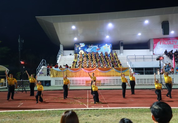 ภาพกิจกรรม  สโมสรนักศึกษา คณะวิทยาศาสตร์และเทคโนโลยี เข้าร่วมกีฬาระหว่างคณะ ปลาบึกเกมส์ ครั้งที่ 20