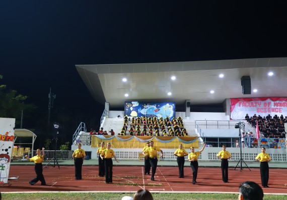 ภาพกิจกรรม  สโมสรนักศึกษา คณะวิทยาศาสตร์และเทคโนโลยี เข้าร่วมกีฬาระหว่างคณะ ปลาบึกเกมส์ ครั้งที่ 20