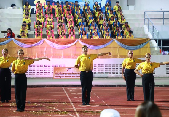 ภาพกิจกรรม  สโมสรนักศึกษา คณะวิทยาศาสตร์และเทคโนโลยี เข้าร่วมกีฬาระหว่างคณะ ปลาบึกเกมส์ ครั้งที่ 20